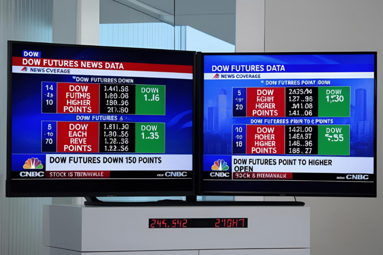 Dow Futures on CNBC & CNN